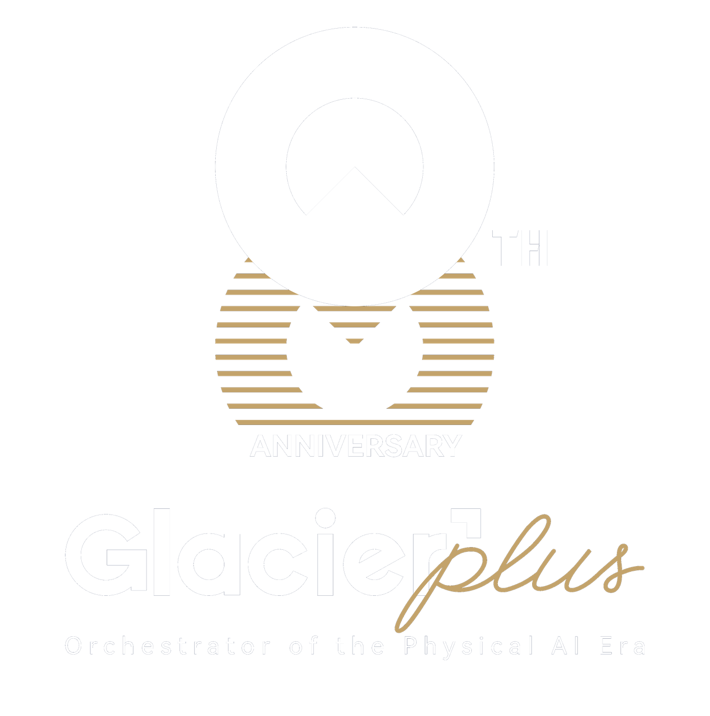 Glacier Orchestrator of the Physical AI Era. — Glacier plus, celebrating the 8th anniversary of Glacier Capital