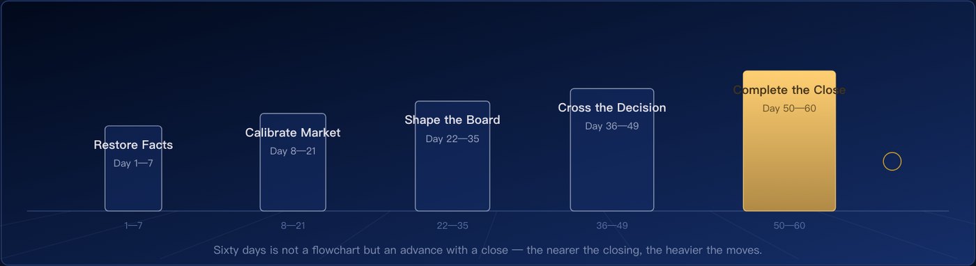 Glacier Capital postcard: The sixty-day runway